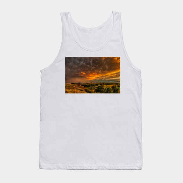 Bubbles Of Sunset Tank Top by nikongreg